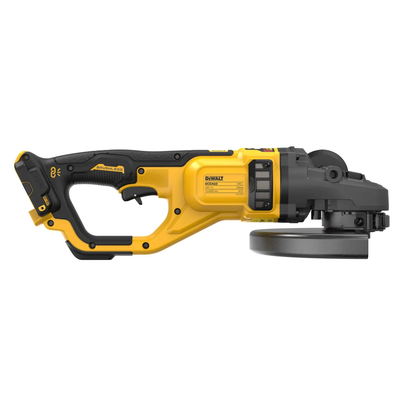 Шліфмашина кутова - болгарка акумуляторна безщіткова DeWALT DCG460N — фото 3