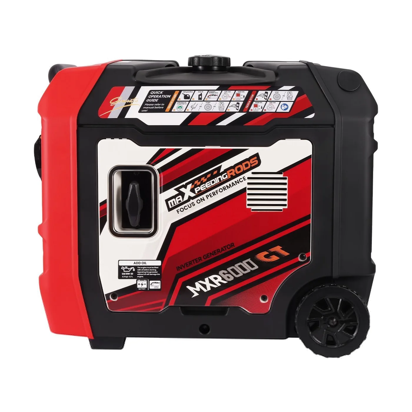 Генератор інверторний MaXpeedingRods MXR6000GT, 5.0 кВт, бензин, ручний стартер — фото 3