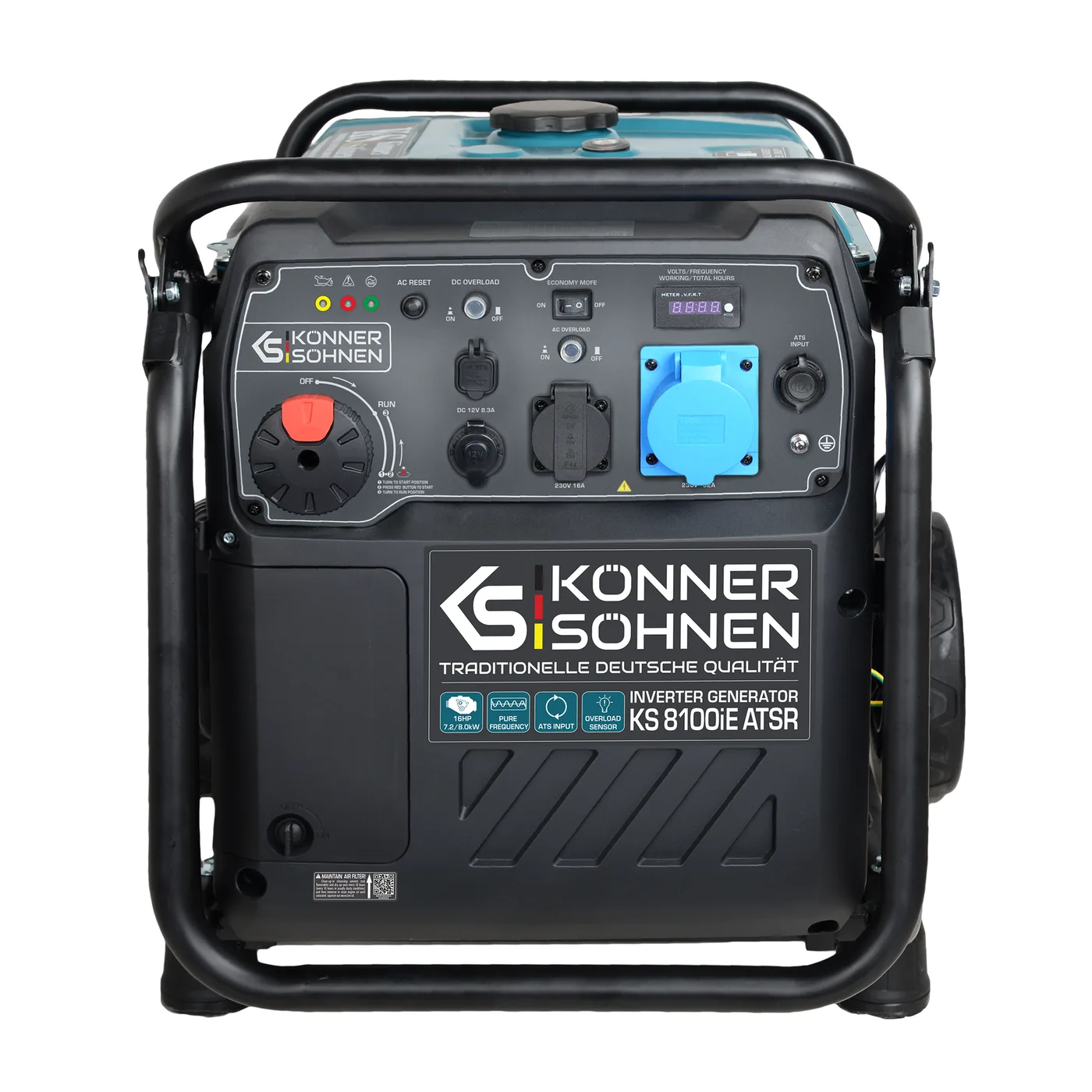 Інверторний генератор Könner & Söhnen KS 8100iE ATSR, 8,0 кВт, бензин, електростартер — фото 2