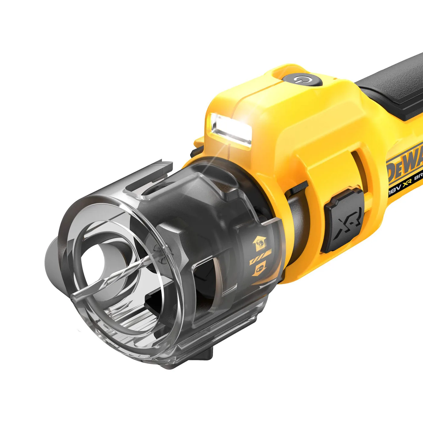 Фрезер акумуляторний для вирізання гіпсокартону DeWALT DCE555N — Уцінка — фото 4