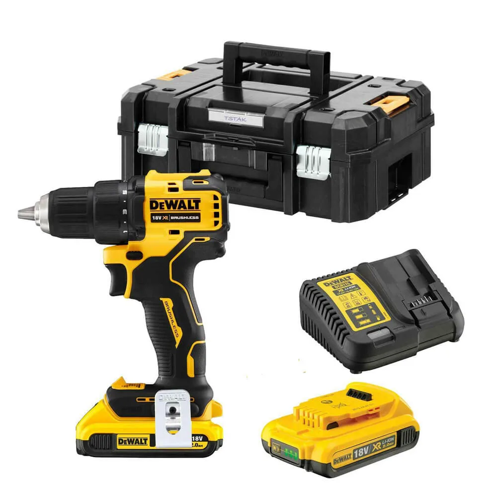 Дриль-шурупокрут акумуляторний безщітковий DeWALT DCD708D2T — фото 3