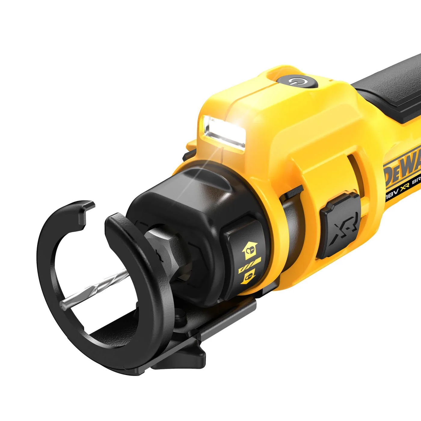 Фрезер акумуляторний для вирізання гіпсокартону DeWALT DCE555N — Уцінка — фото 3