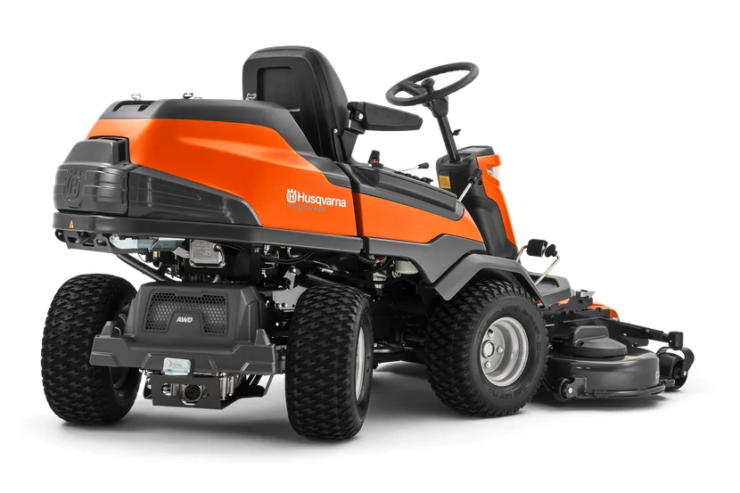 Бензинова фронтальна косарка-трактор Husqvarna R 420TsX AWD — фото 4