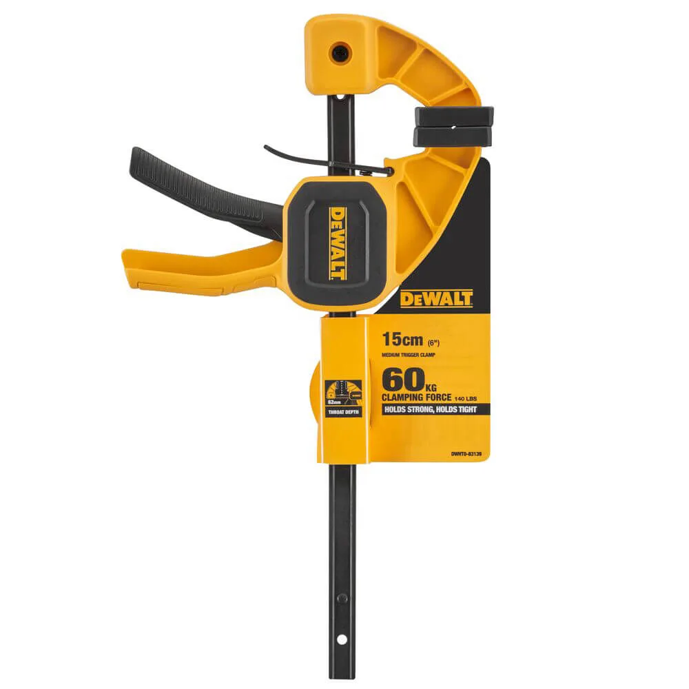 Струбцина М триггерна з максимальним зусиллям стиснення 63 кг DeWALT DWHT0-83139 — фото 3