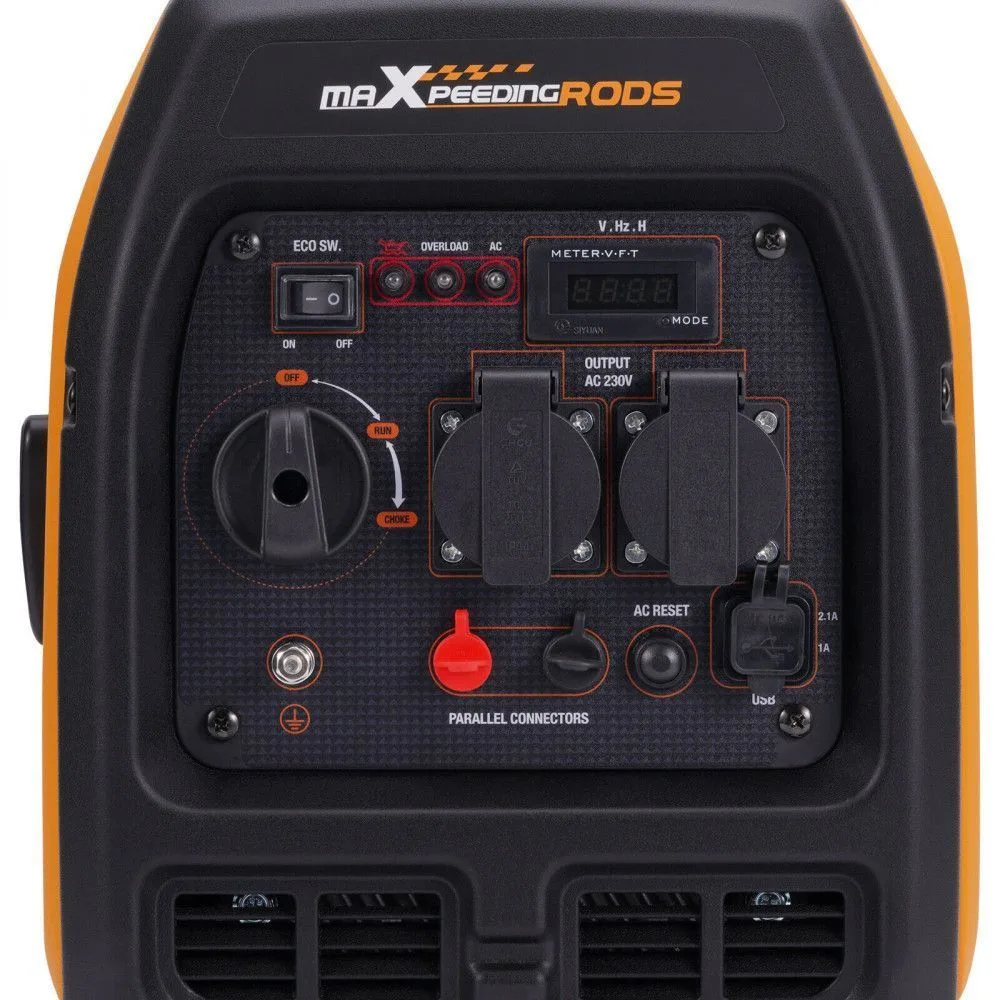 Генератор інверторний MaXpeedingRods MXR2300, 1.8 кВт, бензин, ручний стартер — фото 4