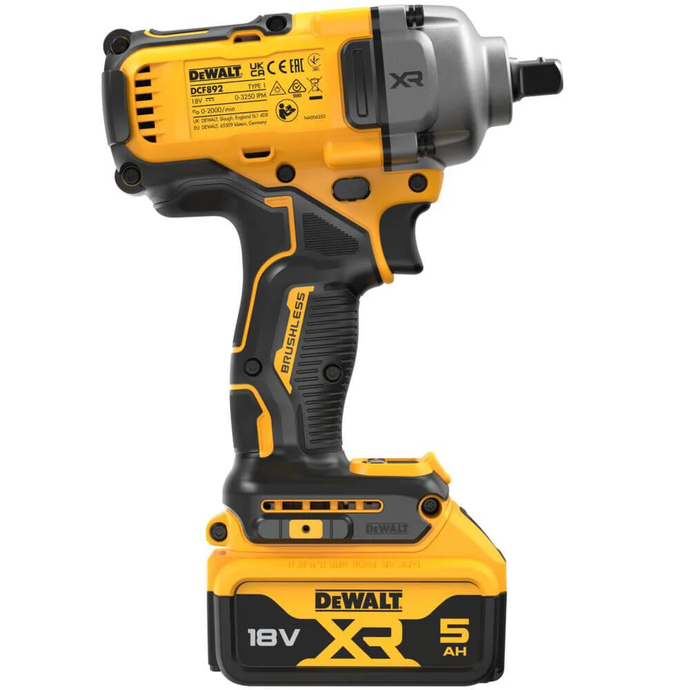 Гайкокрут ударний акумуляторний безщітковий DeWALT DCF892P2T — фото 4