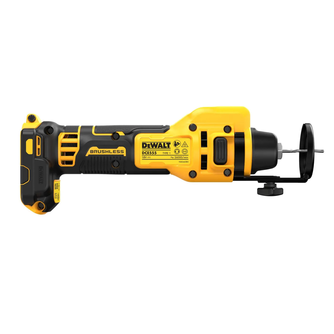 Фрезер акумуляторний для вирізання гіпсокартону DeWALT DCE555N — Уцінка — фото 2