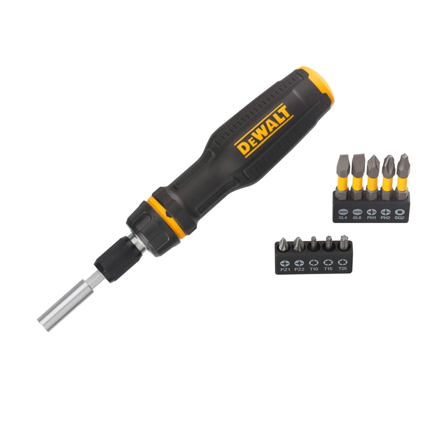 Викрутка - набір FULL FIT Telescoping, зі змінними бітами, 10 біт DeWALT DWHT68001-0 — фото 3