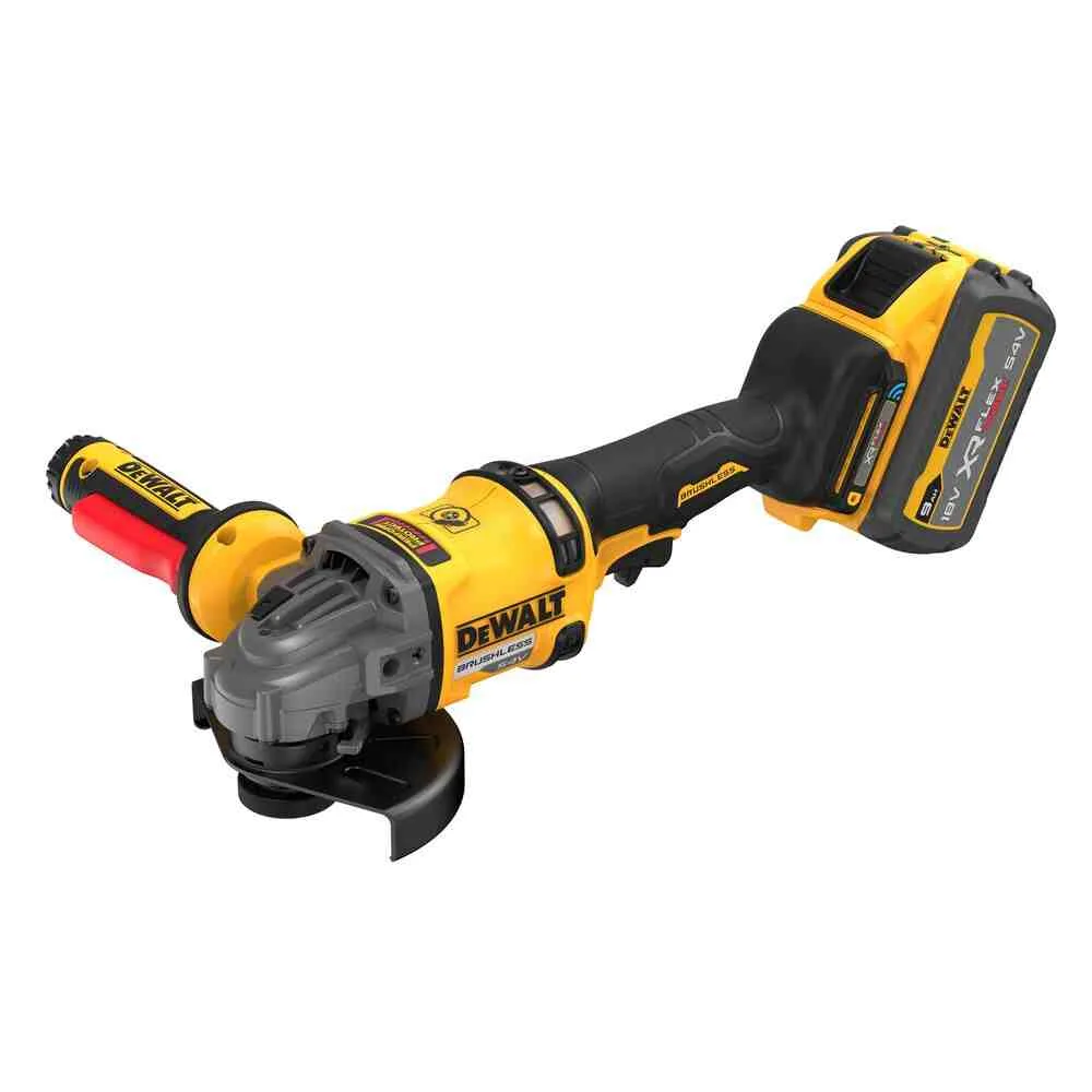 Шліфмашина кутова - болгарка акумуляторна безщіткова DeWALT DCG418SHDX2 — фото 5